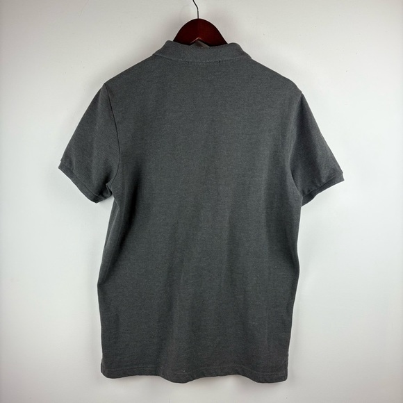 US Polo Assn. Men's Short Sleeve Knit Polo Shirt Gray Red Golf Classic Fashion M - Picture 3 of 6